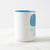 Higgins Lake, Roscommon County, Michigan Tweekleurige Koffiemok (Center)