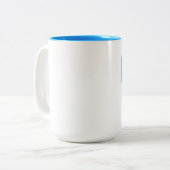 Higgins Lake, Roscommon County, Michigan Tweekleurige Koffiemok (Voorkant links)