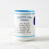 Higgins Lake stats Tweekleurige Koffiemok (Center)