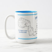 Higgins Lake stats Tweekleurige Koffiemok (Links)