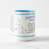 Higgins Lake stats Tweekleurige Koffiemok (Voorkant links)