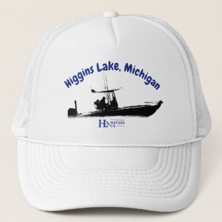 Higgins Lake-vissersboot Trucker Pet