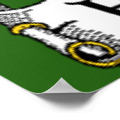 Higgins wapenschild Ierse vlag Poster (Hoek)