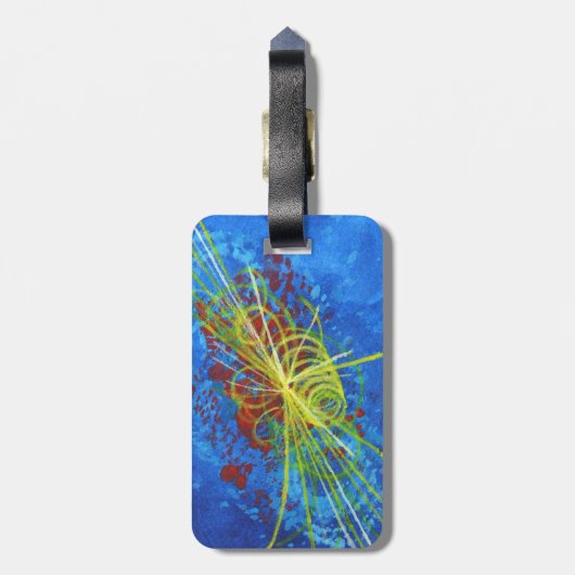 Higgs-Boson-Bagagelabel Bagagelabel (Achterkant verticaal)