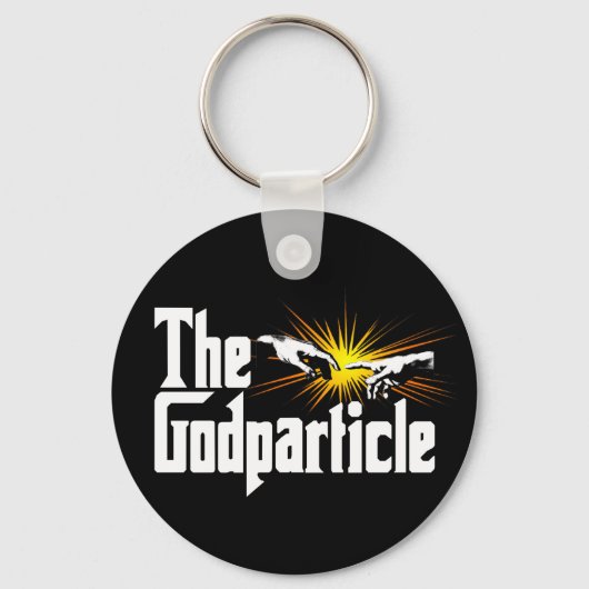 Higgs Boson Het Goddeeltje - Grappige Fysica Nerd Sleutelhanger (Voorkant)