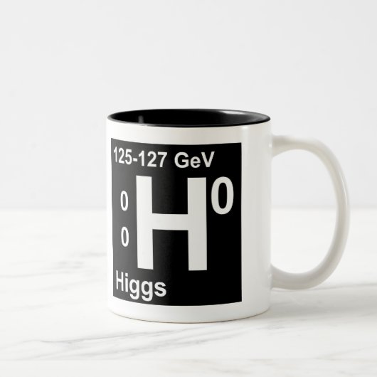Higgs Boson (linkshandig) Tweekleurige Koffiemok (Rechts)