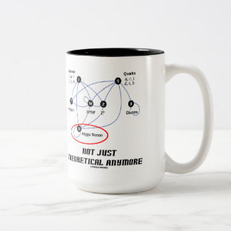 Higgs Boson niet alleen theoretisch meer Tweekleurige Koffiemok