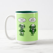 Higgs Boson Physics Humor Gifts Tweekleurige Koffiemok (Links)