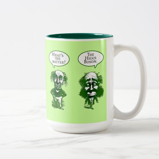Higgs Boson Physics Humor Gifts Tweekleurige Koffiemok (Rechts)