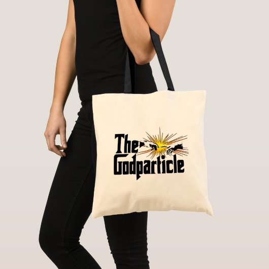 Higgs Boson The Godparticle - Funny Physics Nerd Tote Bag (Voorkant (product))