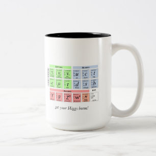 Higgs boson v1b tweekleurige koffiemok