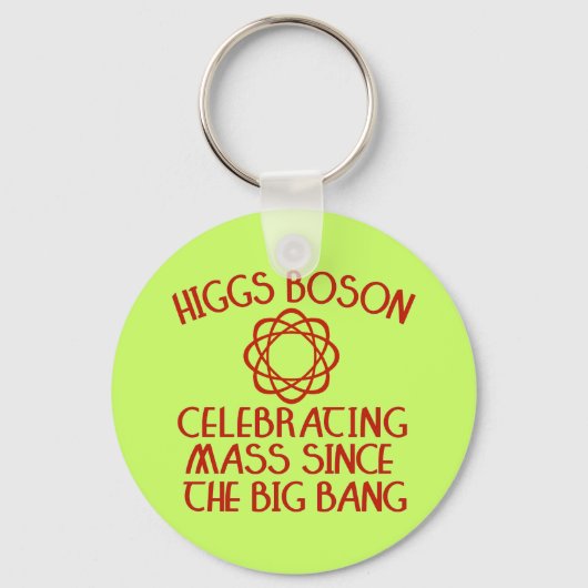 Higgs Boson viert massaal sinds de oerknal Sleutelhanger (Voorkant)
