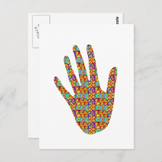 HIGH5 Highfive Hand Party Giveaway GIFTS Bless Briefkaart (Voorkant / Achterkant)