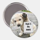 High 5 Me Andi Puppy Magneet (Voorkant / Achterkant)