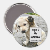 High 5 Me MORGAN Puppy Magneet (Voorkant / Achterkant)
