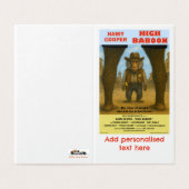 High Baboon Filmparodie Kaart (Buitenkant ongevouwen)