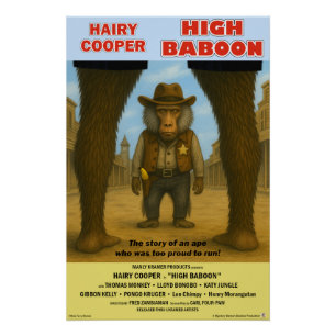 High Baboon Filmparodie Perfect Poster