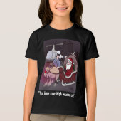 High Beams Boy's Black Tri-Blend Shirt (Voorkant)