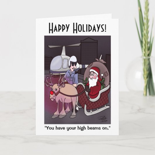 High Beams Holiday Kaart (Voorkant)