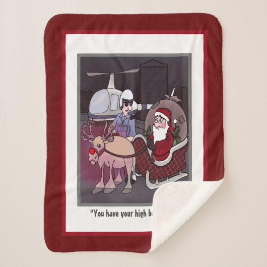 High Beams Sherpa Blanket Deken (Voorkant)