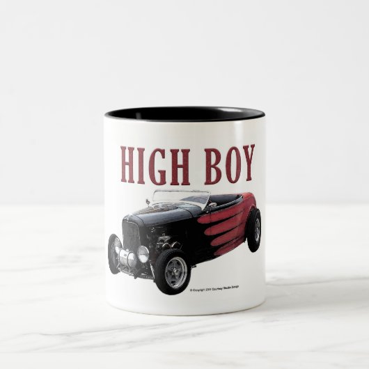 High Boy Tweekleurige Koffiemok (Center)