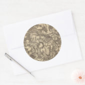 High Bridge en Virginia Ronde Sticker (Envelop)