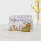 High Bridge Harlem River | George Luks Kaart (Gele Bloem)