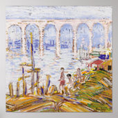 High Bridge Harlem River | George Luks Poster (Voorkant)