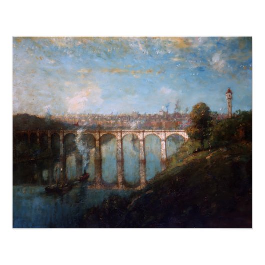 High Bridge - New York - 1905 Poster (Voorkant)