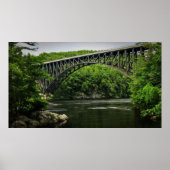 High Bridge Over Water Poster (Voorkant)