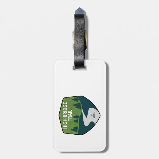 High Bridge-pad Bagagelabel (Achterkant verticaal)