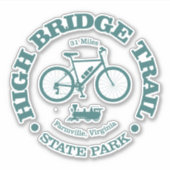 High Bridge Trail (fietsen) Sticker (Voorkant)
