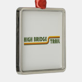 High Bridge Trail Virginia Metalen Ornament (Rechts)
