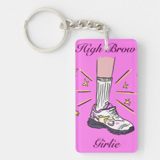 High Brow Girlie Acryl Sleutelhanger