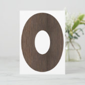 High Chair 1st Birthday Banner Letter O Kaart (Staand voorkant)