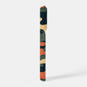 High-Contrast Camo Pattern – Bold Military-Inspire iPhone Hoesje (Rechterkant)