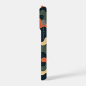 High-Contrast Camo Pattern – Bold Military-Inspire iPhone Hoesje (Linkerkant)