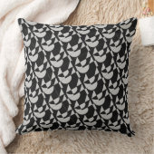 High-Contrast Comfort: Modular Noir Echo Abstract Kussen (Deken)