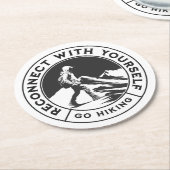 High Contrast Hiking Afbeelding op Onderzetter (Gebogen)