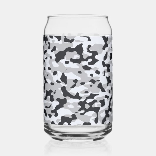 High contrast urban camouflage blikvorm glas (Achterkant)