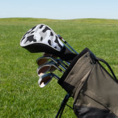 High contrast urban camouflage golfheadcover (Insitu)