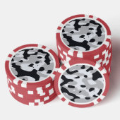 High contrast urban camouflage poker chips (Opstapeling)