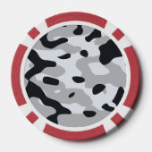 High contrast urban camouflage poker chips (Achterkant)