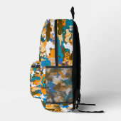 High-contrast Urban Digital Camouflage Pattern  Bedrukte Rugzak (Rechts)