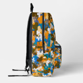 High-contrast Urban Digital Camouflage Pattern  Bedrukte Rugzak (Links)