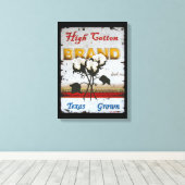 High Cotton Wrapped Canvas Afdruk (Insitu (Houten vloer))