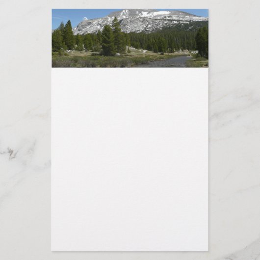 High Country Mountain Stream II in Yosemite Briefpapier (Voorkant)