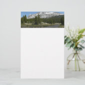High Country Mountain Stream II in Yosemite Briefpapier (Staand voorkant)