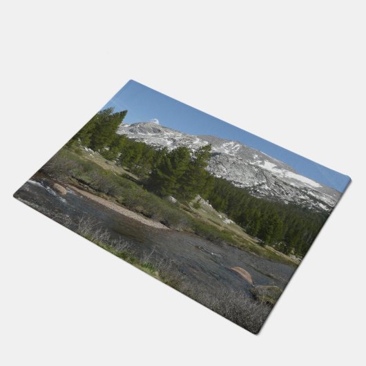 High Country Mountain Stream II in Yosemite Deurmat (Schuin)