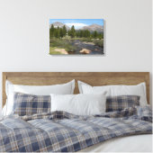 High Country Mountain Stream III bij Yosemite Canvas Afdruk (Insitu (Slaapkamer))